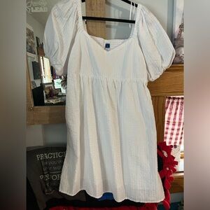 Old Navy white graduation dress